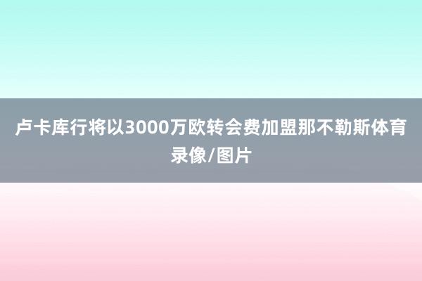 卢卡库行将以3000万欧转会费加盟那不勒斯体育录像/图片